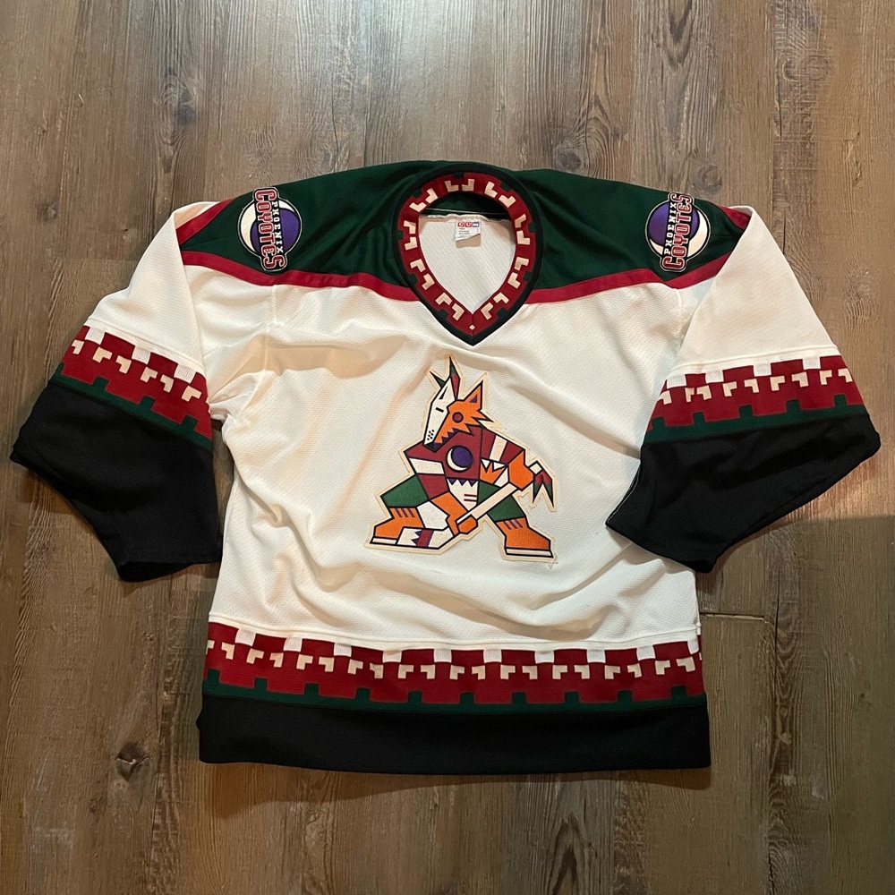vintage CCM Kachina coyotes jersey